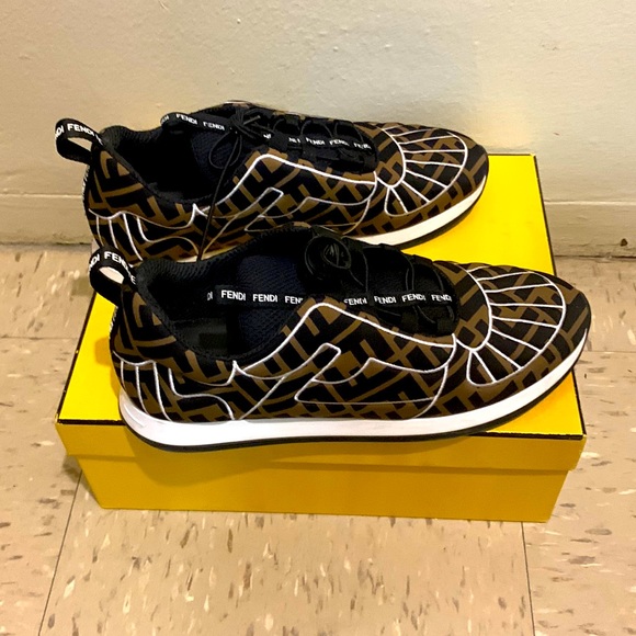 Fendi Shoes - Fendi Lycra FF Sneakers Size 40